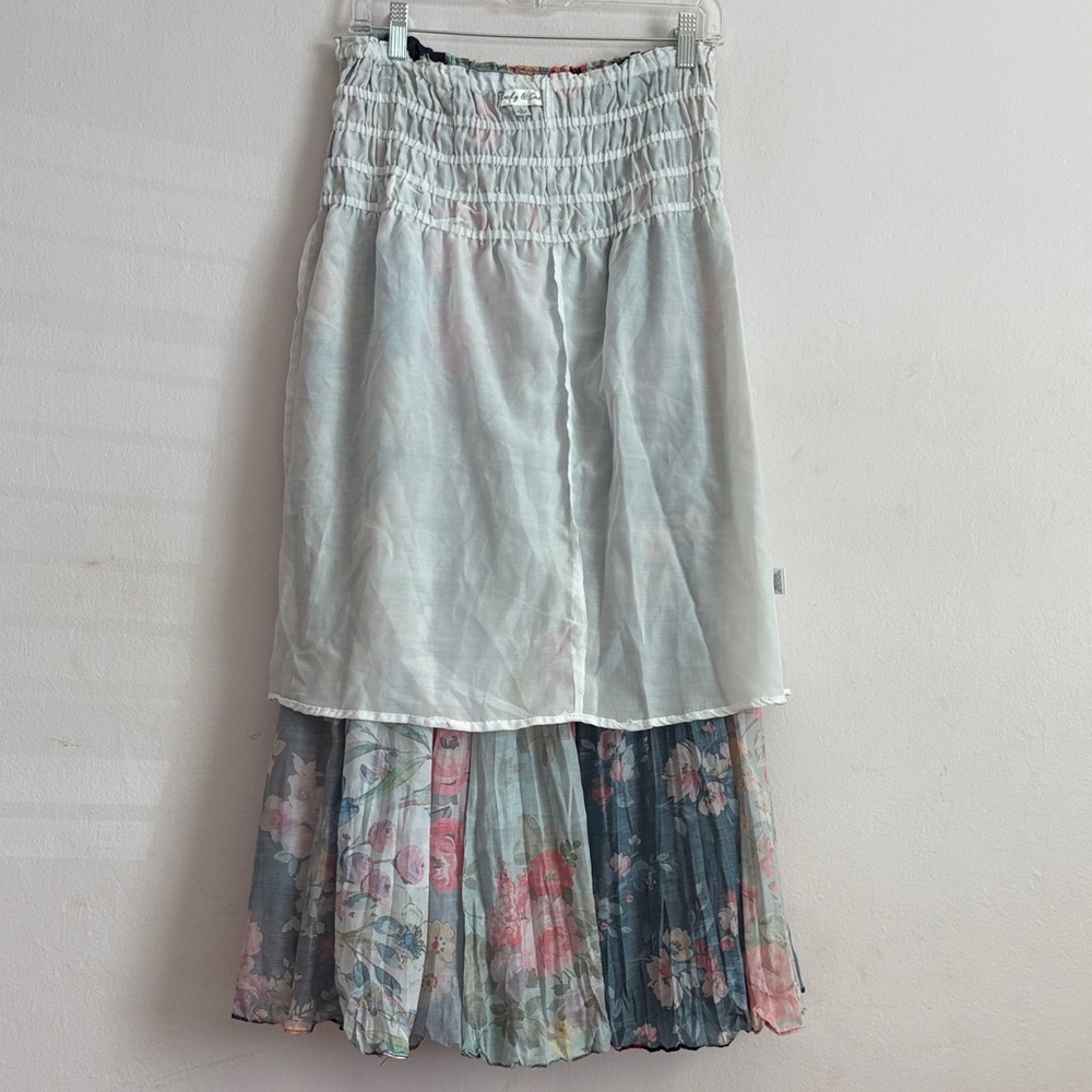Floral A-Line Skirt in Multicolor - Picture 8 of 8